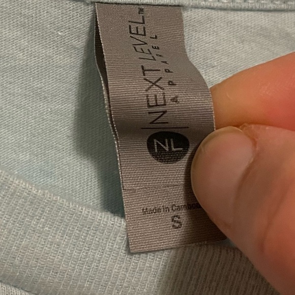 Next Level Apparel Size Small Blue Short Sleeve Tee St. Louis Pride Cotton Blend - Picture 4 of 4